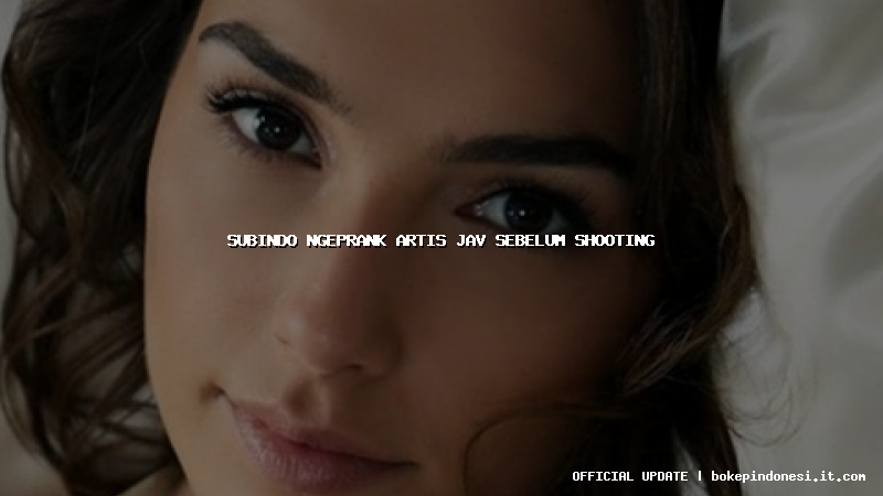 subindo ngeprank artis jav sebelum shooting